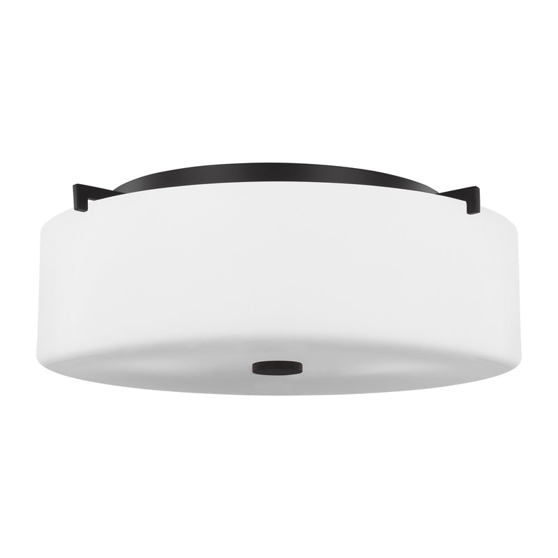 Generation Lighting FM312EN3/ORB Three Light Flush Mount, Oil Rubbed Bronze