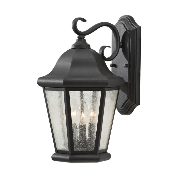 Generation Lighting OL5902EN/BK Three Light Outdoor Wall Lantern, Black