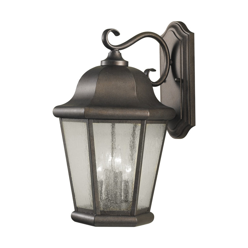 Generation Lighting OL5904EN/CB Four Light Outdoor Wall Lantern, Corinthian Bronze