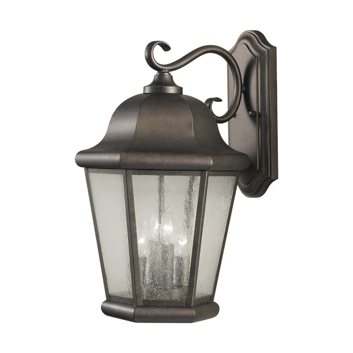 Generation Lighting OL5904EN/CB Four Light Outdoor Wall Lantern, Corinthian Bronze