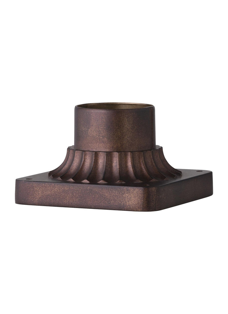Generation Lighting PIERMOUNT-CO Pier Mount Base, Copper Oxide