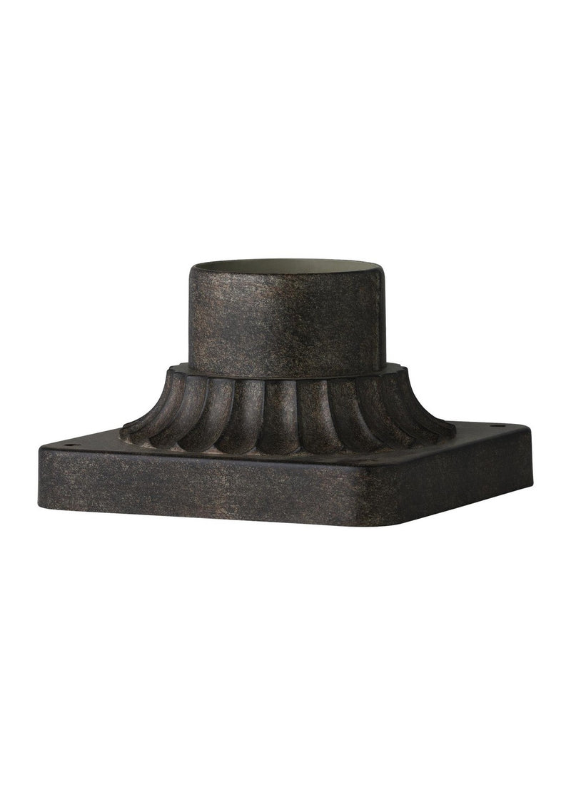 Generation Lighting PIERMOUNT-SBL Pier Mount Base, Sable
