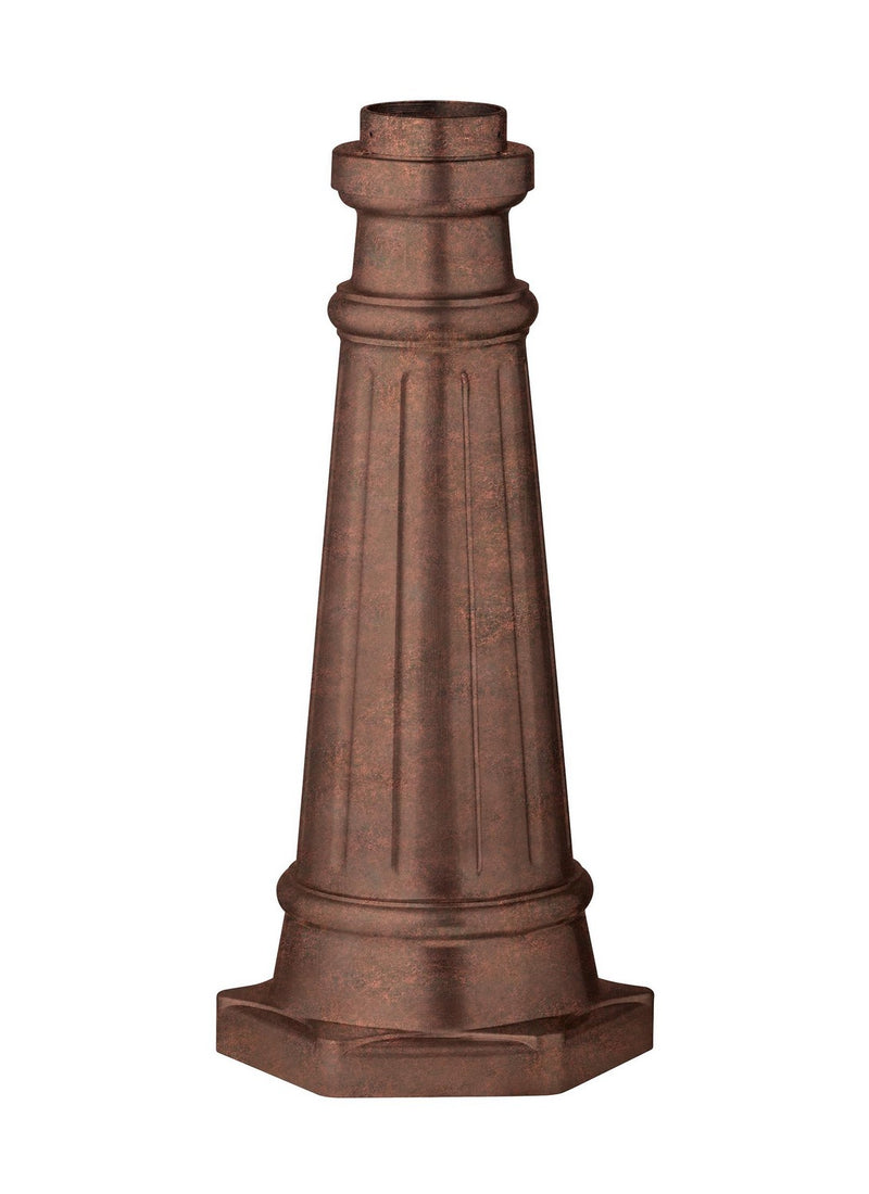 Generation Lighting POSTBASE-CO Post Mount Base, Copper Oxide