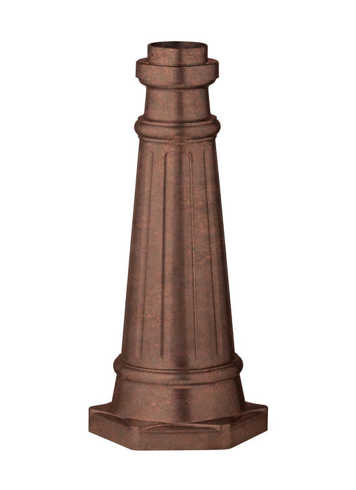 Generation Lighting POSTBASE-CO Post Mount Base, Copper Oxide