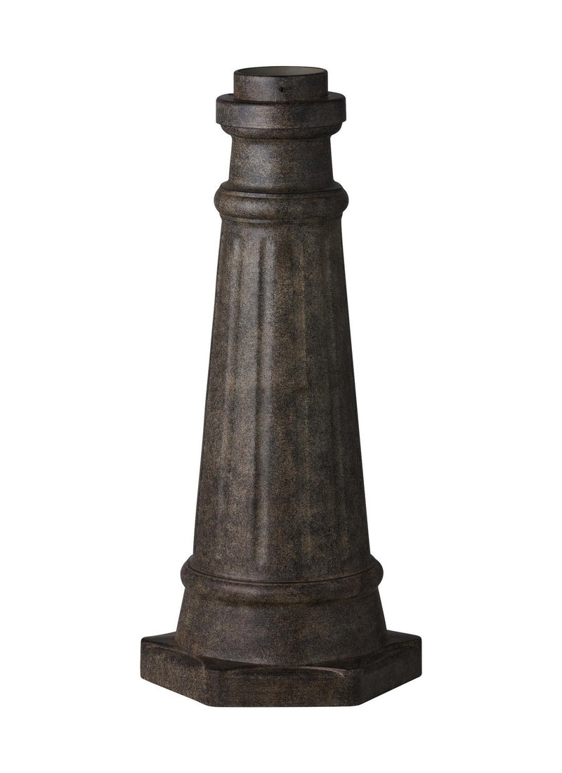 Generation Lighting POSTBASE-SBL Post Mount Base, Sable