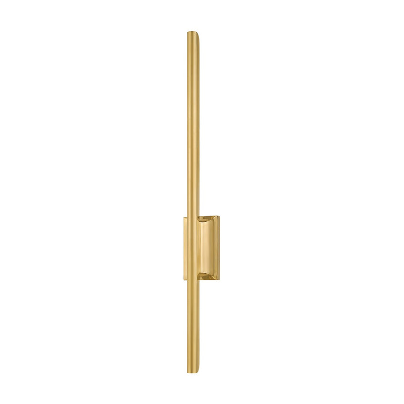 Hudson Valley 1027-AGB LED Wall Sconce, Aged Brass