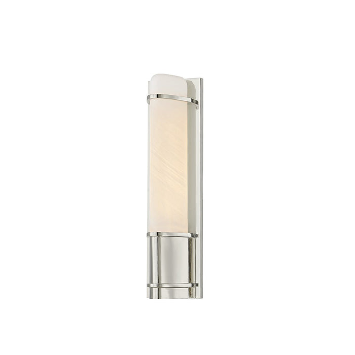 Hudson Valley 1116-PN One Light Wall Sconce, Polished Nickel