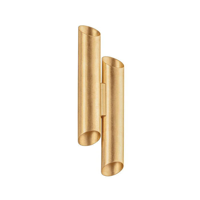 Hudson Valley 1522-VGL LED Wall Sconce, Vintage Gold Leaf