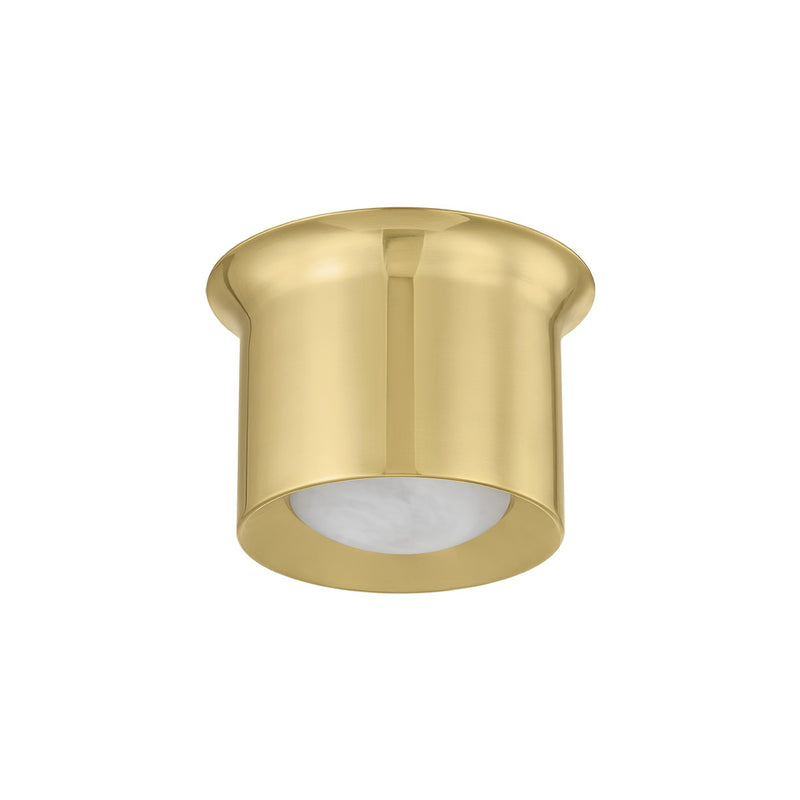 Hudson Valley 1707-AGB LED Flush Mount, Aged Brass