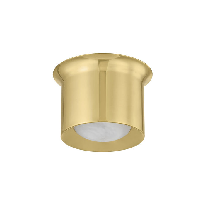 Hudson Valley 1707-AGB LED Flush Mount, Aged Brass