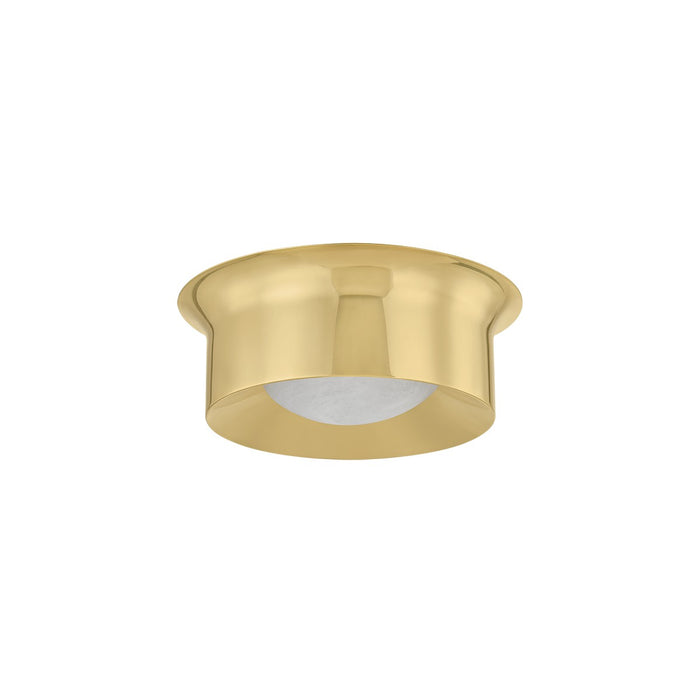 Hudson Valley 1714-AGB LED Flush Mount, Aged Brass
