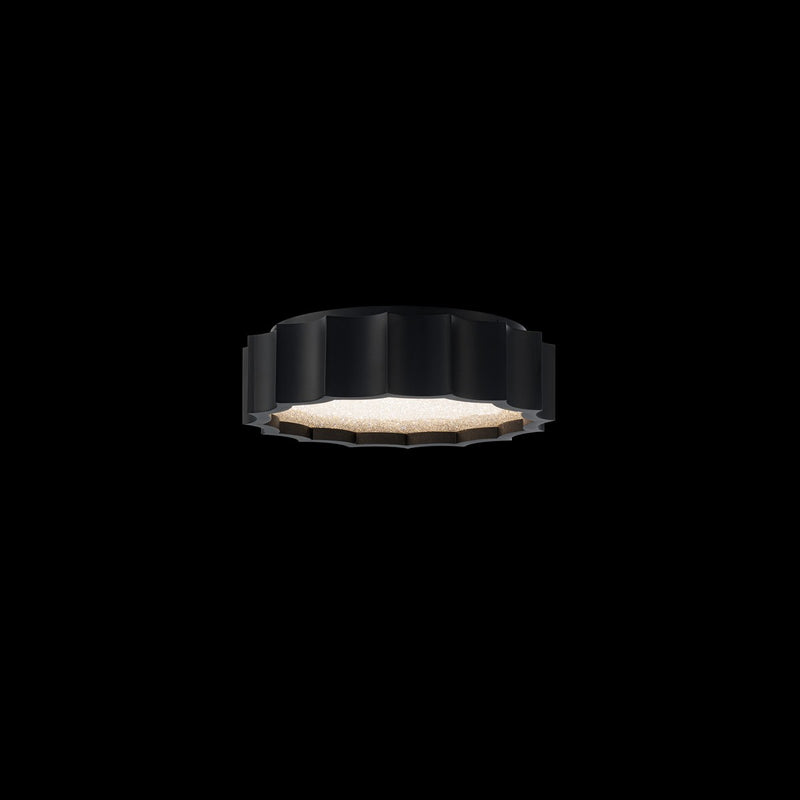 Schonbek S8412-18R LED Flush Mount, Black