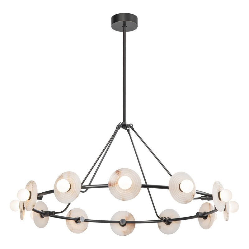 Alora CH346046UBAR-UNV LED Chandelier, Urban Bronze/Alabaster