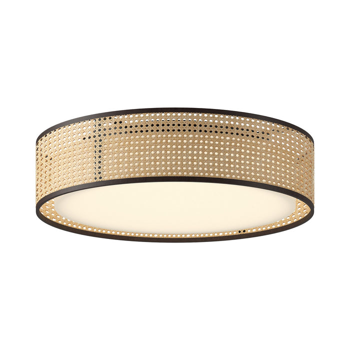 Alora FM479020RB-5CCT LED Flush Mount, Rattan