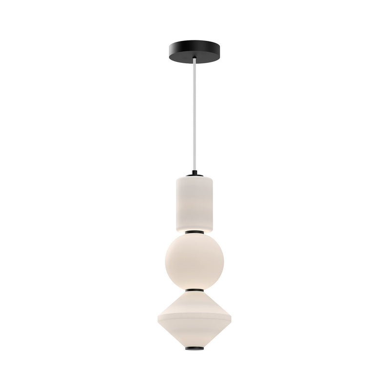 Alora PD530341MBOP-UNV LED Pendant, Matte Black/Opal Matte Glass