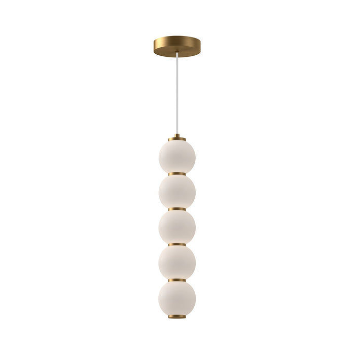 Alora PD531515AGOP-UNV LED Pendant, Aged Gold/Opal Matte Glass