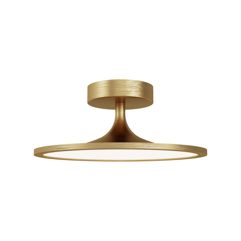 Alora SF418012BG-UNV LED Semi Flush Mount, Brushed Gold