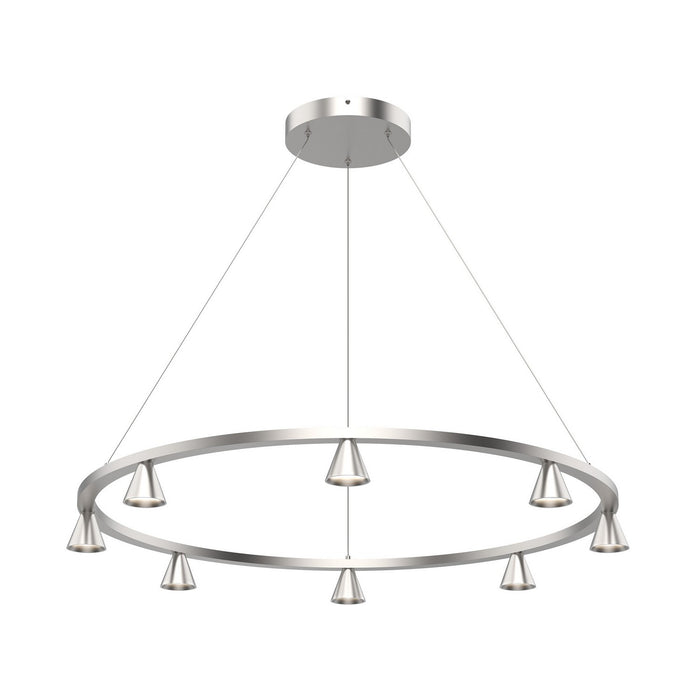 Kuzco Lighting CH19933-BN-UNV LED Chandelier, Brushed Nickel
