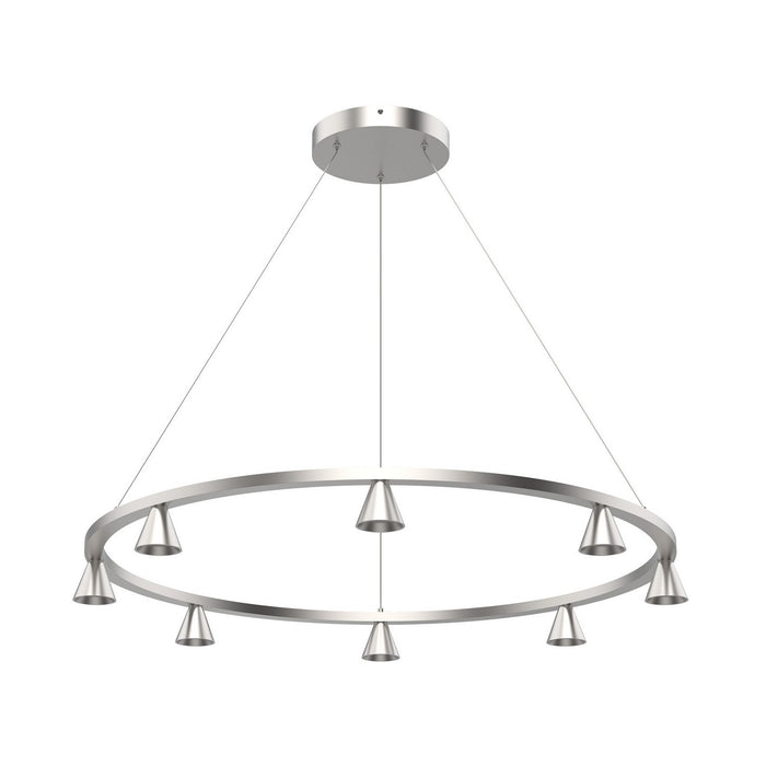Kuzco Lighting CH19933-BN-UNV LED Chandelier, Brushed Nickel