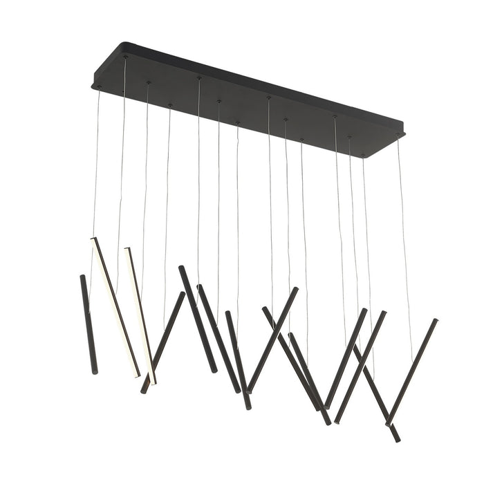 Kuzco Lighting LP14840-BK-UNV-010 LED Linear Pendant, Black