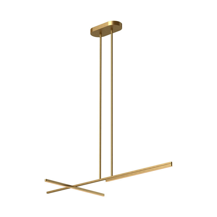 Kuzco Lighting LP28748-BG-UNV LED Linear Pendant, Brushed Gold
