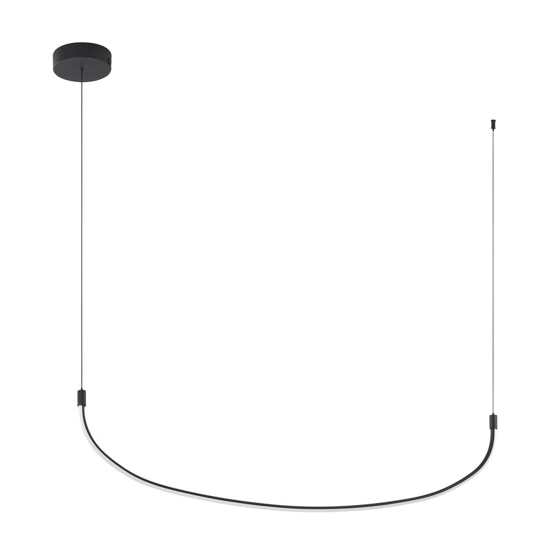 Kuzco Lighting LP89048-BK-UNV LED Linear Pendant, Black