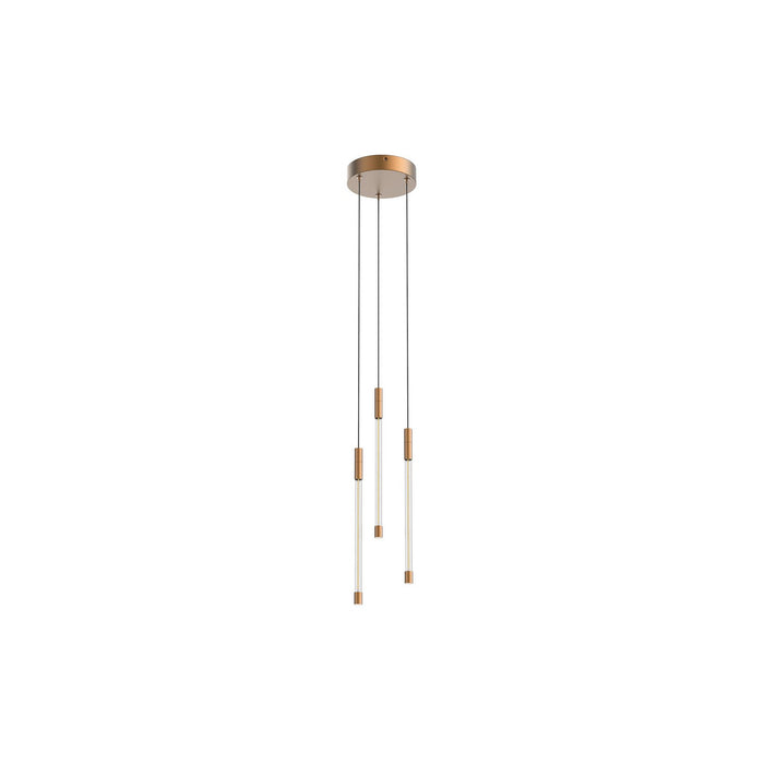 Kuzco Lighting MP75213-BG-UNV LED Pendant, Brushed Gold