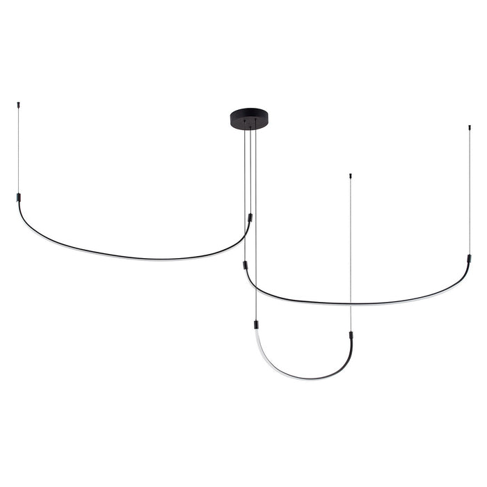 Kuzco Lighting MP89390-BK-UNV LED Pendant, Black