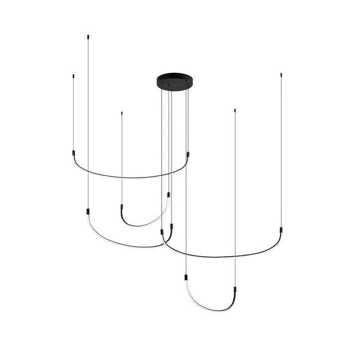 Kuzco Lighting MP89570-BK-UNV LED Pendant, Black