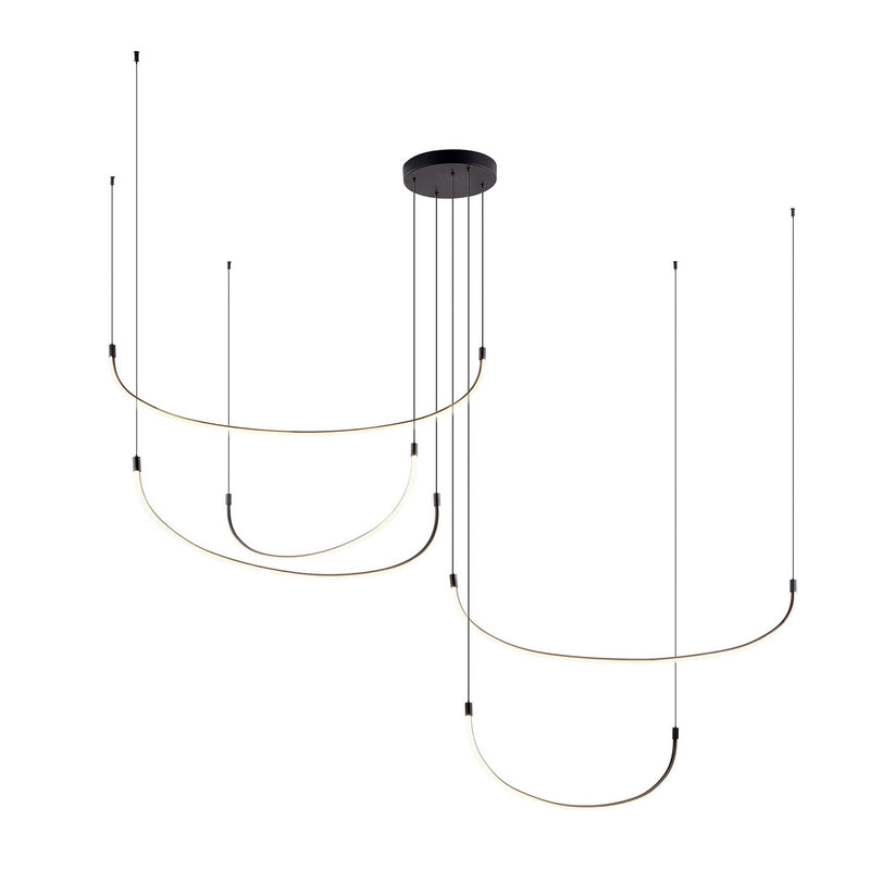 Kuzco Lighting MP89590-BK-UNV LED Pendant, Black
