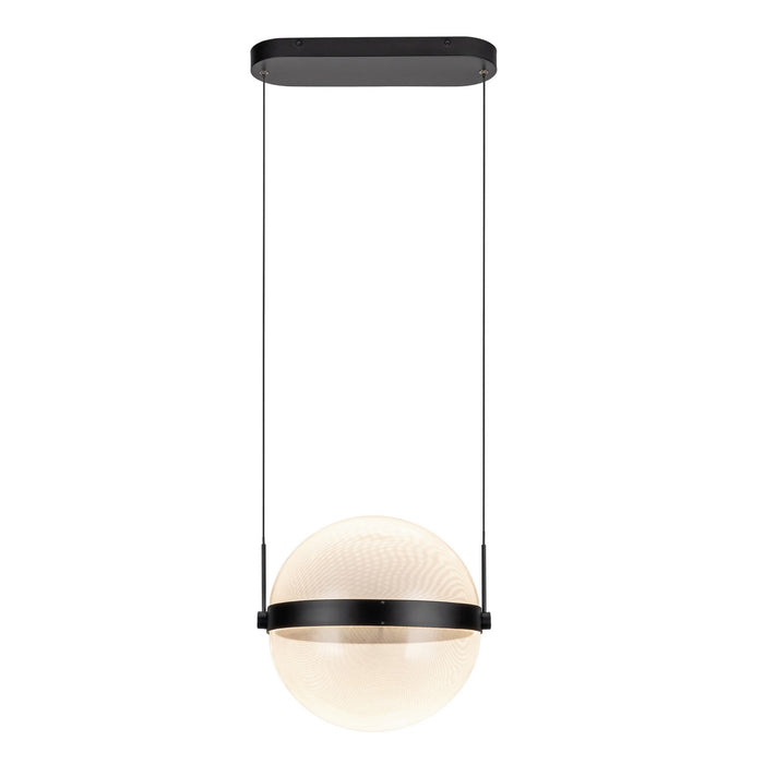 Kuzco Lighting PD75912-BK/LG-3CCT-UNV LED Pendant, Black/Light Guide
