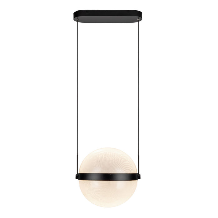 Kuzco Lighting PD75912-BK/LG-3CCT-UNV LED Pendant, Black/Light Guide