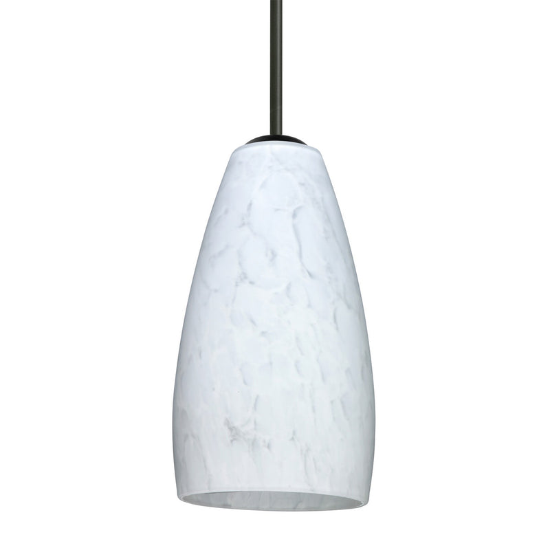 Besa 1BC-150919-BK One Light Pendant, Black