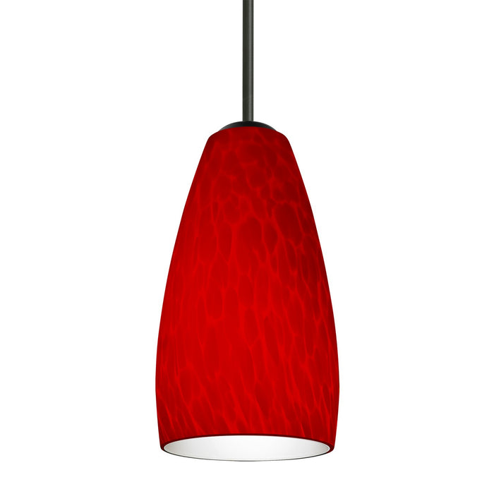 Besa 1BC-1509RC-BK One Light Pendant, Black