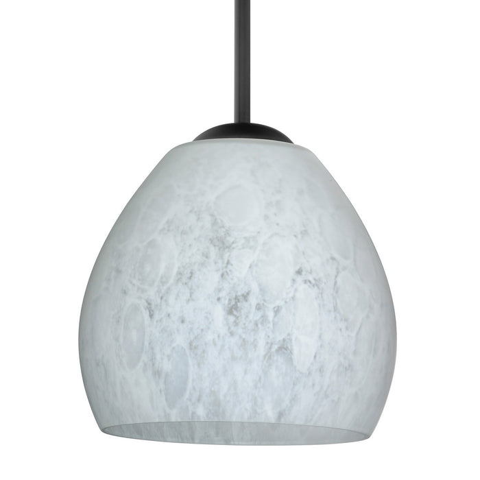 Besa 1BC-412219-BK One Light Pendant, Black