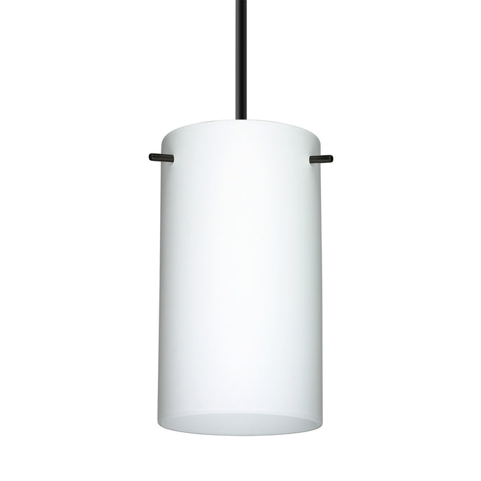 Besa 1BC-440407-BK One Light Pendant, Black