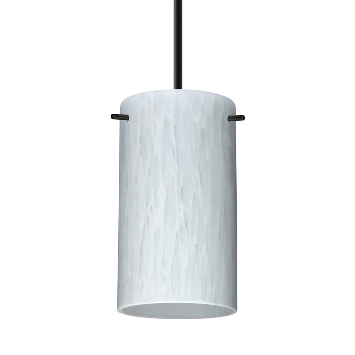 Besa 1BC-440419-BK One Light Pendant, Black