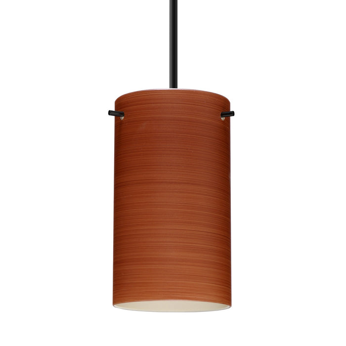 Besa 1BC-4404CH-MED-BK One Light Pendant, Black