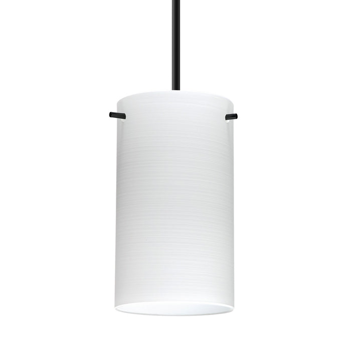 Besa 1BC-4404KR-MED-BK One Light Pendant, Black