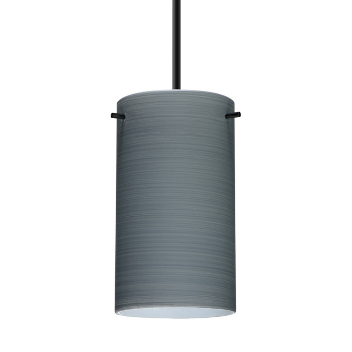 Besa 1BC-4404TN-MED-BK One Light Pendant, Black