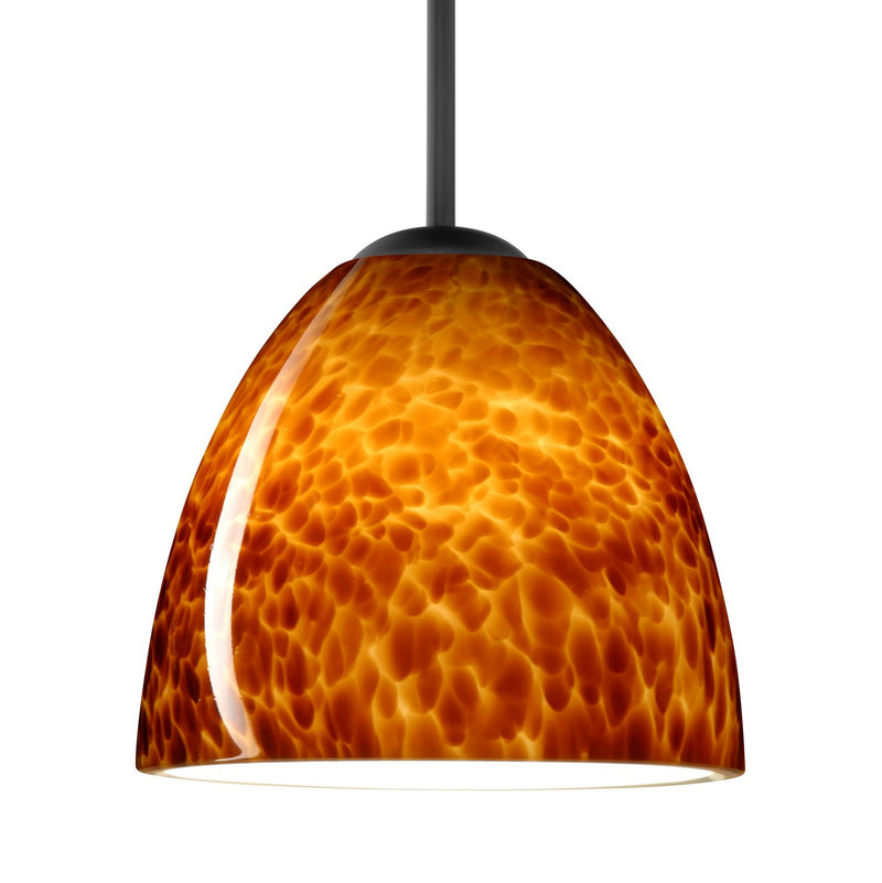Besa 1BC-757218-MED-BK One Light Pendant, Black