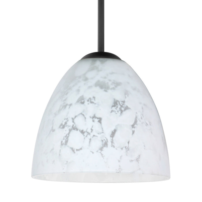 Besa 1BC-757219-MED-BK One Light Pendant, Black