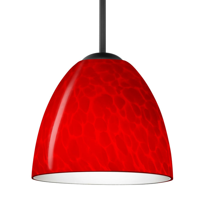 Besa 1BC-7572RC-BK One Light Pendant, Black