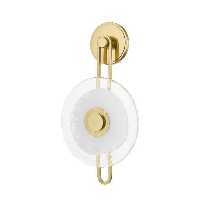 Hudson Valley 2018-AGB LED Wall Sconce, Aged Brass