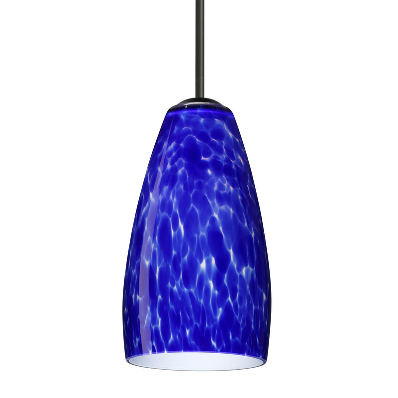 Besa 1BT-150986-BK One Light Pendant, Black