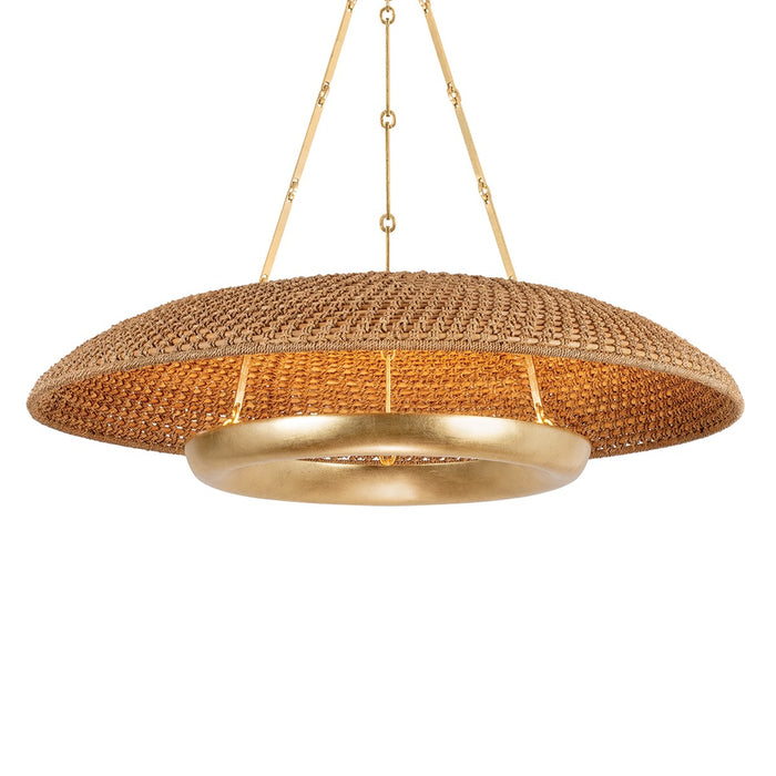 Hudson Valley 2336-VGL LED Pendant, Vintage Gold Leaf