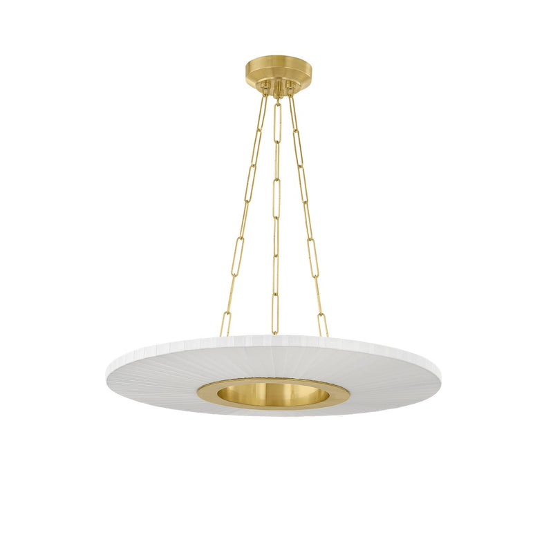Hudson Valley 2530-AGB LED Chandelier, Aged Brass