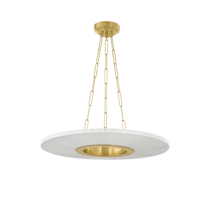 Hudson Valley 2530-AGB LED Chandelier, Aged Brass