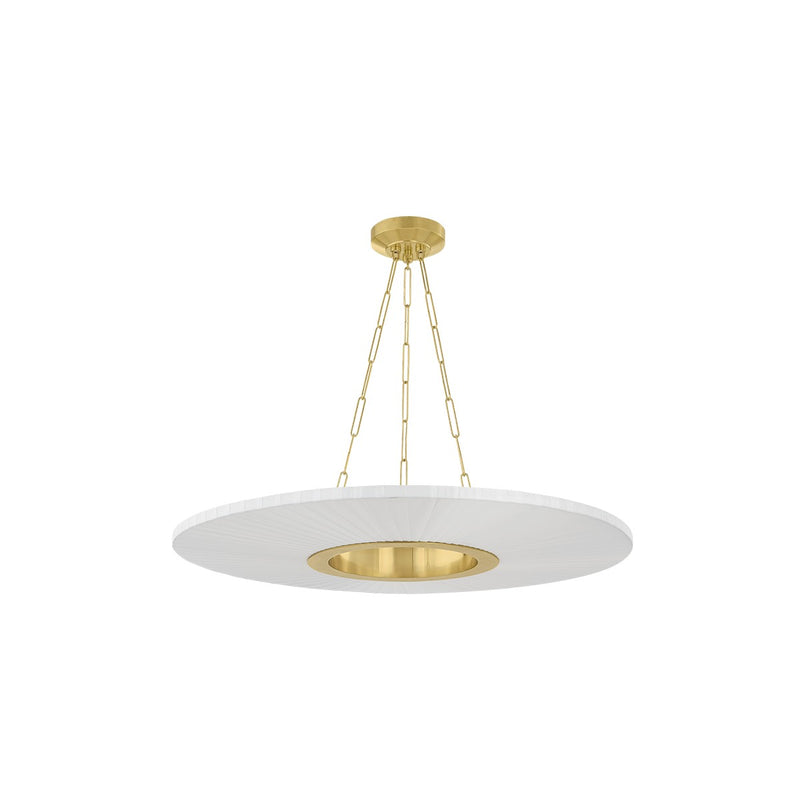 Hudson Valley 2540-AGB LED Chandelier, Aged Brass