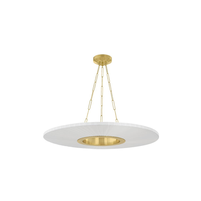 Hudson Valley 2540-AGB LED Chandelier, Aged Brass
